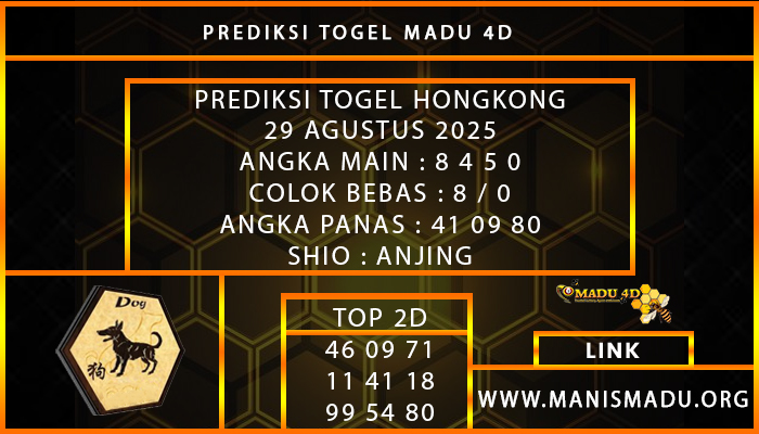  PREDIKSI TOGEL HONGKONG 29 AGUSTUS 2025 