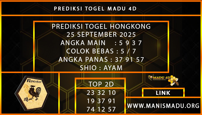 PREDIKSI TOGEL HONGKONG 25 SEPTEMBER 2025