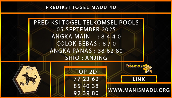  PREDIKSI TOGEL TELKOMSEL 05 SEPTEMBER 2025  