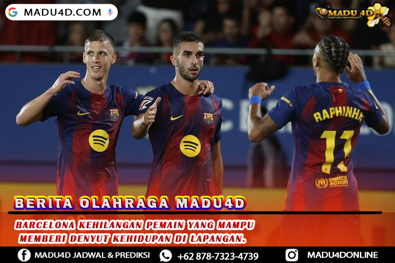 Barcelona Kehilangan Pemain yang Mampu Memberi Denyut Kehidupan di Lapangan