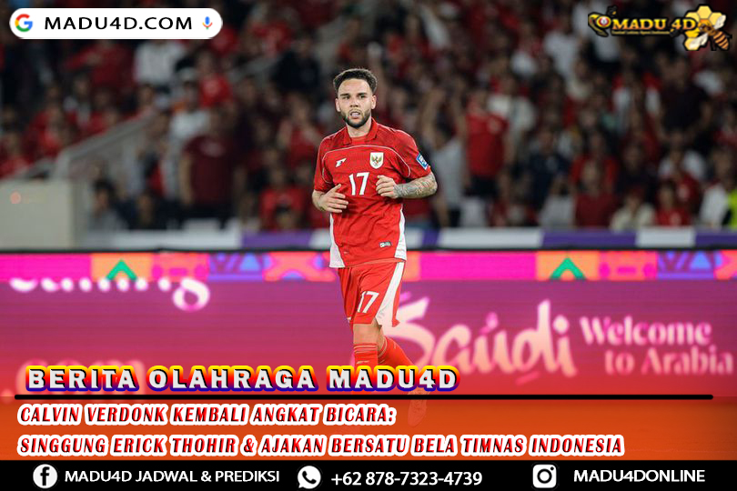 Calvin Verdonk Kembali Angkat Bicara: Singgung Erick Thohir & Ajakan Bersatu Bela Timnas Indonesia