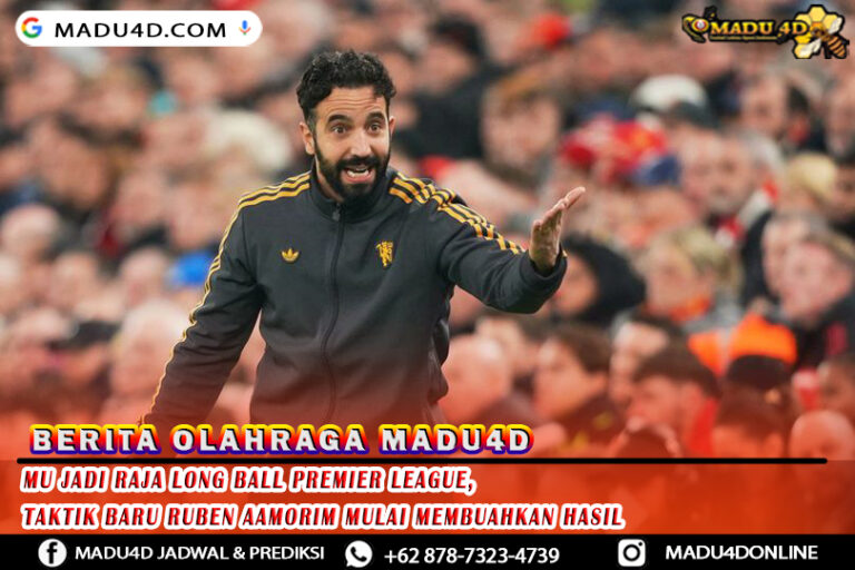 MU Jadi Raja Long Ball Premier League, Taktik Baru Ruben Aamorim Mulai Membuahkan Hasil