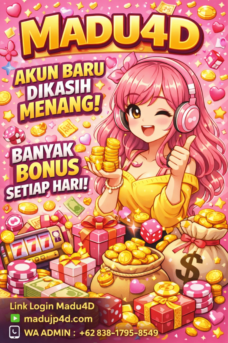 Gadis anime promosi MADU4D dan hadiah