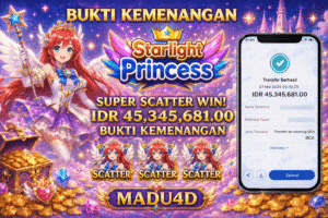 BUKTI JACKPOT MEMBER MADU4D 27 MEI 2026