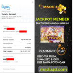 BUKTI JACKPOT MEMBER MADU4D 24 MEI 2026