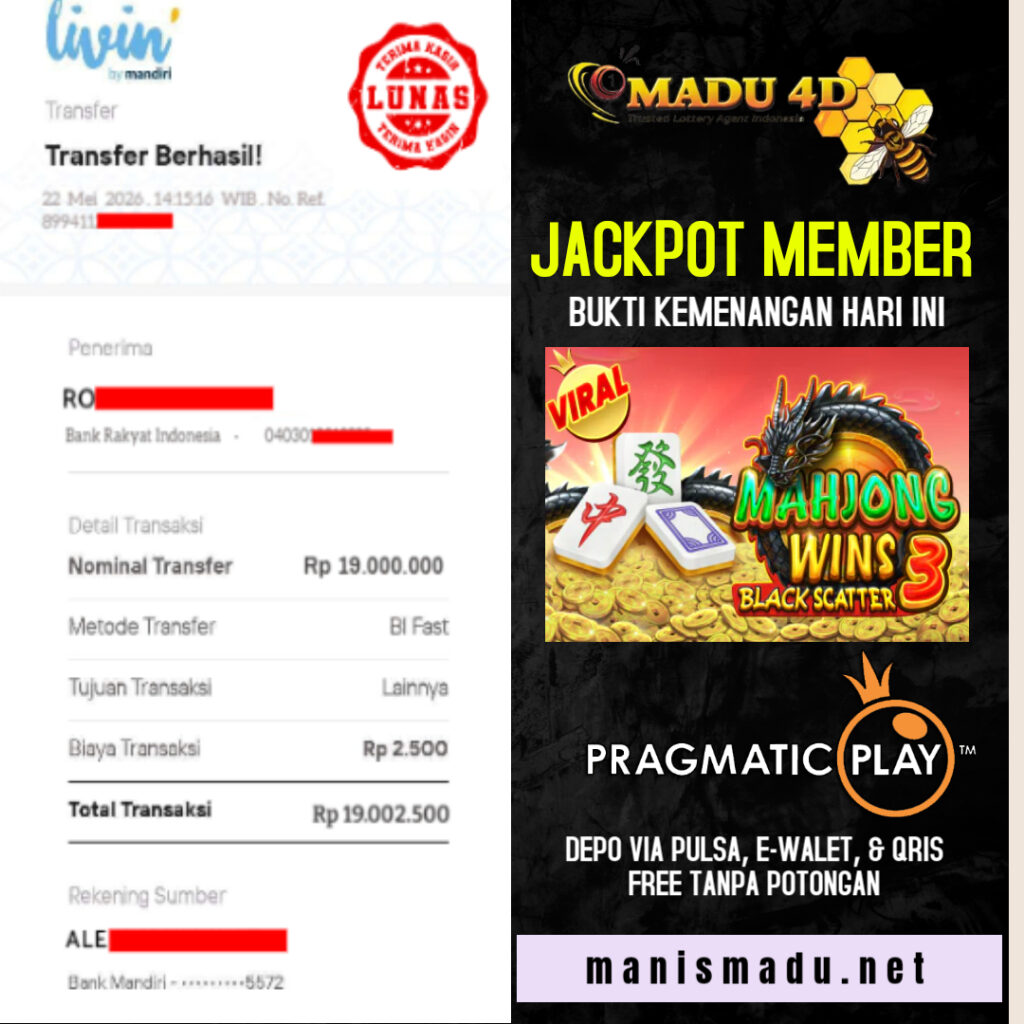 bukti madu 22 mei